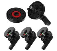 Healeved Bathroom Plastic Partition Door Lock Sturdy Rustproof Nylon Material with Red Green Indicator 4pcs Firm Installation Suitable for Random Style for Toilet and Bathroom Doors