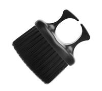 Healeved Beard Brush for Men Brush, Portable Ring-Shaped Cleaning Tool for Mustache and Broken Hair Removal, Single Black Piece for Barber Grooming at Home