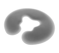 Healeved Beauty Salon Massage Pillow Face Down Pillow Soft Silicone Headrest Cushion for Sleeping Skin Care Travel Spa Massage Bed Grey