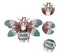 Healeved Bee Shaped Vintage Brooch Pin Retro Decorative Accessory for Women for Clothes Bags Hats and Scarves Unique with Excellent Craftsmanship and Chic Design
