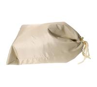 Healeved Beige Reusable Produce Bags Grocery Bag with Drawstring Closure Foldable Polyester for Kitchen Storage of Onions and Fruits