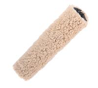 Healeved Beige Sherpa Armrest Covers for Chair, Warm Office Arm Pads