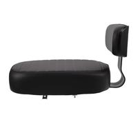 Healeved Bicycle Rear Seat Cushion and Babies with Super Soft Thick Sponge and Sturdy Iron Backrest, Easy to Clean Surface and Quick Installation, for Road Cycling and Outdoor