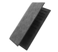 Healeved Bifold Wallet Credit Card Case Minimalist Pu Leather Large Currency Storage Multiple Card Slots Classic Masculine Design Men Everyday Use