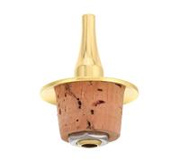 Healeved Bitters Bottle Cork Tops with Cork Base Pourer Spouts Gold Liquor Bottle Pourer Stoppers for Home Bar Use for Bitters and Spirits