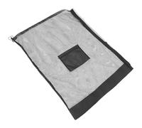 Healeved Black 1 Portable Ball Mesh Bag Drawstring Carrier Pu Material Large Capacity Sports Ball Storage Suitable for Football Soccer