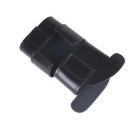 Healeved Black Leather Trumpet Protective Case Comfortable Hand Feel Sturdy Trumpet Piston Cover to Prolong Service Life Wind Instrument Accessory
