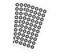 Healeved Black Reflective Film and High Reflectivity 2 Sheets Marking Points with Pet Material Good Identification for 3d Scanner Use Suitable for Metrology and Reverse Engineering