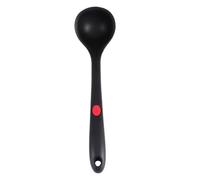Healeved Black Use Soup Utensil Silicone Kitchen Non-Stick Scoop Heat-Resistant Cooking Tool for and Home Restaurant
