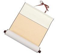 Healeved Blank Calligraphy Paper Scroll for Painting 30x70cm Antique Red Gold Sprinkled Xuan Paper Multi-function Chinese Painting Scroll Suitable for Brush Art and Home Supplies