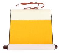 Healeved Blank Hanging Scroll Chinese Calligraphy Paper for Practicing with Thickened Rice Paper Material and Quality Fabric, Suitable for Chinese Brush Ink Writing and Artistic Display