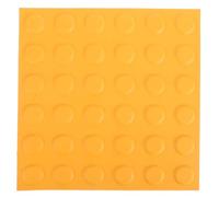 Healeved Board PVC Design Convenient Operate and Sidewalk Easy to Paving Blind Brick Yellow with Simple Safe Guidance Outdoor in Walkway in Gardens and Pathways