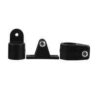 Healeved Boat Bimini Top Connecting Cap Set for 22mm Tube, Marine Plastic Hardware Fittings with Hinged Jaw Slide, Quick Installation and Removal for Boating Shade Accessories