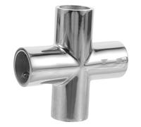 Healeved Boat Handrail Hardware Steel Applications Sailing Deck and for Tee Boating Connector Split Rail Fitting Stainless
