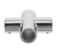Healeved Boat Handrail Tee Fitting Connector for Rail Split Tube with Construction and Easy Installation for Boating and Deck Hardware Applications
