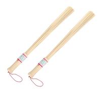 Healeved Body Massager Bamboo Knocking Sticks 2Pcs Lightweight Portable with Long Handles for Neck Back Leg Muscle Relaxation at Home Travel