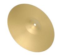 Healeved Brass Cymbal Drum Accessory 12 Inch Percussion Part for Drum Kit with Impact Resistance and Sturdy Construction for Jazz and Concert Performances