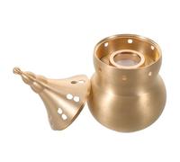 Healeved Brass Gourd Hand Warmer for Winter Camping and Travel, Efficient Heating Device with Decorative Feng Shui Prosperity Symbol, Vintage Outdoor Warm Accessories for Cold Weather