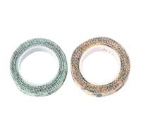 Healeved Breathable Cotton Cloth Finger Tape Ventilated Design 2 Rolls Tearable Adhesive Tape to Fix Finger Picks for Guzheng and Zither Lute Playing for Stage Performance