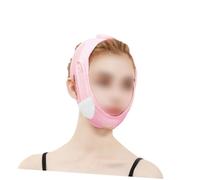 Healeved Breathable Face-lifting Masseter Muscle Strap for Women Pink Chin Band Soft Elastic Double Chin Support for Slimming and Skin Firming During Sleep