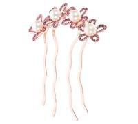Healeved Bridal Hair Comb and Rhinestone Accents Elegant Floral Design for Weddings and Special Occasions Four-tooth Hair Accessory for Brides and Bridesmaids