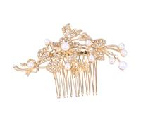 Healeved Bridal Hair Comb Rhinestone and Elegant Hair Accessory for Weddings Dances and Special Occasions Delicate Floral Design Finish for Brides and Bridesmaids