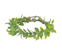 Healeved Bridal Wreath Headband Artificial Leaves Elegant Female Headwear for Weddings Parties and Festivals Romantic Floral Hair Accessory for Brides and Bridesmaids