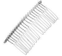Healeved Bride Hair Clip Silver Metal Wire 7.8cm Length Veil Comb Wedding Hair Accessories