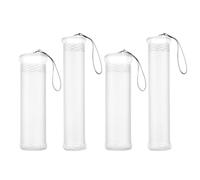 Healeved Brush Organiser Extendable Tubes Storage Spiral 4pcs Plastic Structure Design for Watercolor Pen and Art Supplies Suitable for Home Use and Traveling
