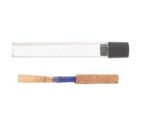 Healeved C Key Oboe Reeds with Plastic Storage Tube, Medium Soft Sturdy Double Reeds for Music Playing, High Sensitivity and Lip Feedback, for Concert Performances and Orchestral Settings