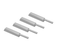 Healeved Cabinet Push Latch Push Touch Latch ABS 4pcs Simple Installation Automatic Rebound for Bedroom Cabinet Wood Doors