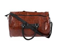 Healeved Camping Handbag and Sturdy Pu Leather with Multifunctional Storage Design Large Capacity Lightweight Travel Handbag for Outdoor and Weekend Getaways