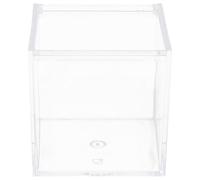 Healeved Candy Box for Candy Packing Multifunctional Plastic Cube Storage Container with Lid Elegant Simple Design for Bake and Other Occasion