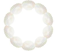 Healeved Candy Boxes Mini Plastic Sea Shell Treat Holders 10pcs Shell-shaped with Vacuum Plating Technology Small Elegant Candy Containers for Wedding Parties, Beach Wedding Favors