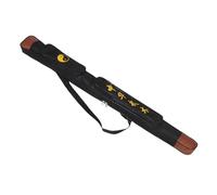 Healeved Canvas Martial Arts Sword Case Bag Single Layer Black with Adjustable Straps for Taichi Fitness Carrying and Outdoor Travel