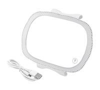 Healeved Car Visor Vanity Mirror LED Car Mirror Visor with Touch Control Lighted Design High Durability ABS Glass Material Compact Size Makeup