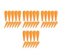 Healeved Carrot Nose and Versatile Compatibility for Snowman Plastic 200 Pcs Orange with Realistic Look and Unique Design , Easy to Use for Holiday Cosplay and Park Decorations
