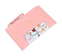Healeved Cartoon Coin Purse Storage Wallet Pu Material Multiple Card Slots Change Holder