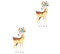 Healeved Cartoon Deer Brooch Pin for Women Cute Animal Lapel Pin Badge Lovely Fashion Accessory for Outfits Costumes Birthdays Halloween Christmas
