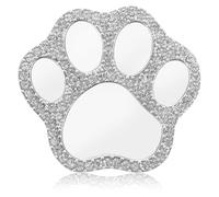 Healeved Cat Paw Mirror Jewelry Miniature Makeup Mirror for DIY Phone Case Decor Rhinestone Phone Case Charm