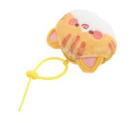 Healeved Cat Plush Purse Keychain Cute Mini Wallet for Earbuds Small Accessories Adorable Cartoon Design for Women and Girls for Cat
