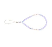 Healeved Cellphone Pendant Phone Hanging Rope for Women Lightweight Easy to Carry Polymer Clay and Crystal Material Chinese Style Fashion Lavender Phone Decor for DIY Decor
