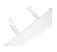 Healeved Central Air Conditioner Deflector for Homes and Offices, Square White Plastic and Iron Airflow Redirecting Vent Cover, Sleek Minimalist Design to Air Conditioning Efficiency