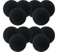 Healeved Charcoal Filter Replacement Pads 12pcs Black Sponge for Fish Tank | Kitchen Waste, Bathroom and Home Use, Absorption Performance, Filtering Effect, Filter Replacement Cotton