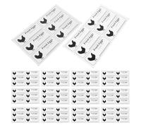 Healeved Chicken Egg Date Labels, 120 Self-Adhesive Food Safety Stickers for Fresh Eggs and Meat Cans, Handwritten Date Stickers for Home Use and Market Produce