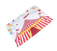 Healeved Circus Carnival Photo Backdrop Hanging Fabric Made of Sturdy Polyester with Fine Texture and Delicate Sewing Thread, for Holiday Decoration and Party Use