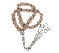Healeved Classic Muslim Prayer Beads Delicate Rosary Bracelet for Hajj Weddings Lightweight Portable Islamic Prayer Beads for Comfortable Wear and Convenient Storage
