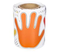 Healeved Colorful Handprint Border Sticker Self-adhesive Bulletin Board Borders for Classroom Decor Trim