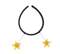 Healeved Colorful Star Headband for Women and Girl Party Festival Hair Bands Little Flash Stars for Performance Cosplay and Daily Wear