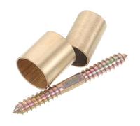 Healeved Copper Cane Tip Replacement Set for Elderly Walking Sticks and Crutches, Lightweight and Stable Non-Slip Joint Accessories for Daily Use and Walking Assistance
